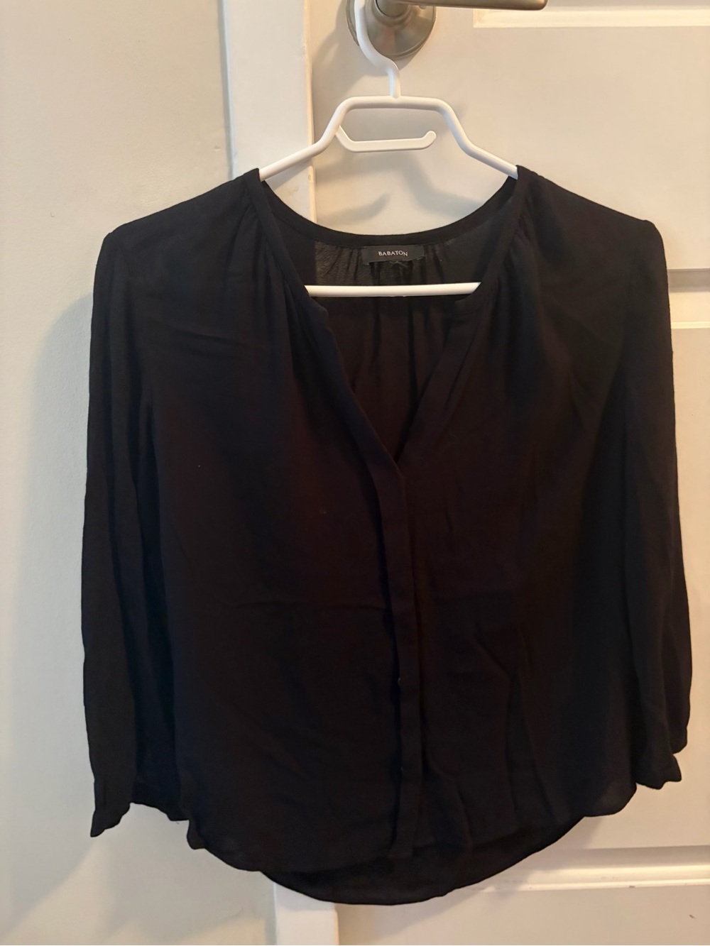 Aritzia Babaton Black Blouse